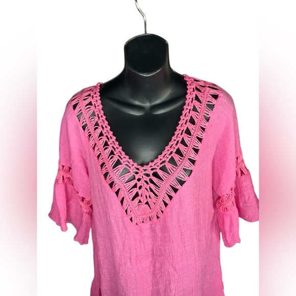 Ekouaer Womens pink Cover Up Swimsuit Dress sz M preloved in excellent condition - Picture 4 of 7